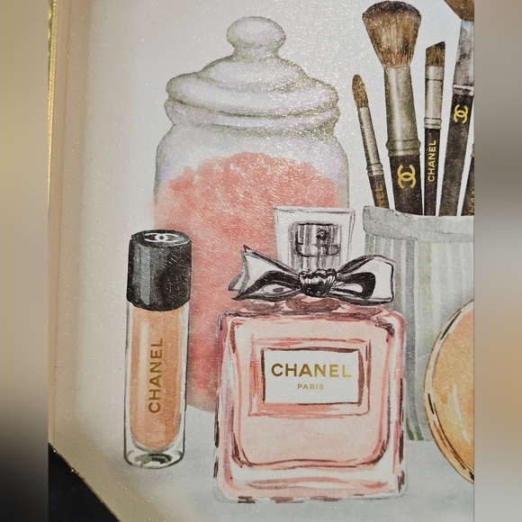 🎀Framed Wall Art by Crystal Luxe-Featuring LUXE Brand, Makeup & Cosmetics 💎 - Picture 3 of 11